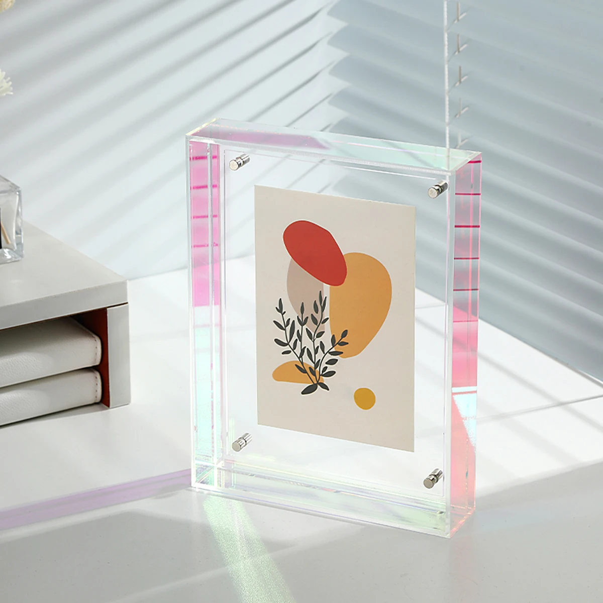 Acrylic Photo Frame Plastic Rectangle Holder