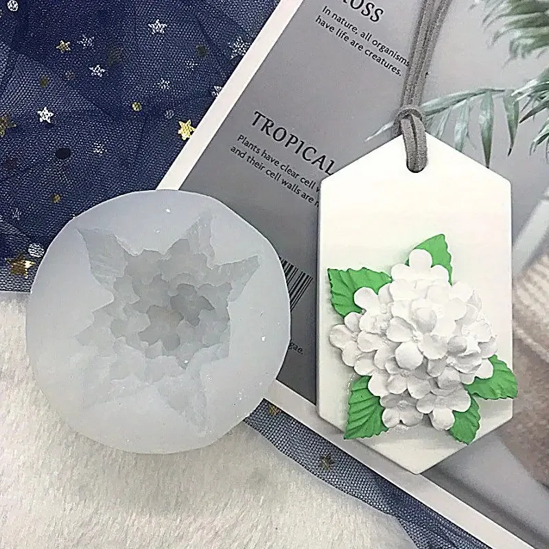 

1Lilac Flower Silicone Mold Aromatherapy Plaster Resin Accessories Hanging Tag Making Mold