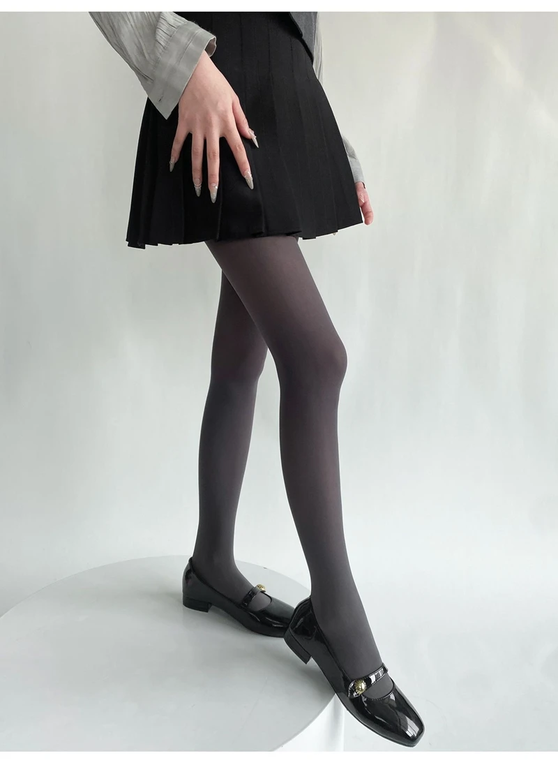 Frühling Herbst Damen Einfarbige Strumpfhose Feminine Samt-Slim-Fit Weiche Strumpfhose Mädchen Leggings Superelastische Strümpfe Sexy Mujer Unterwäsche – Detail 7