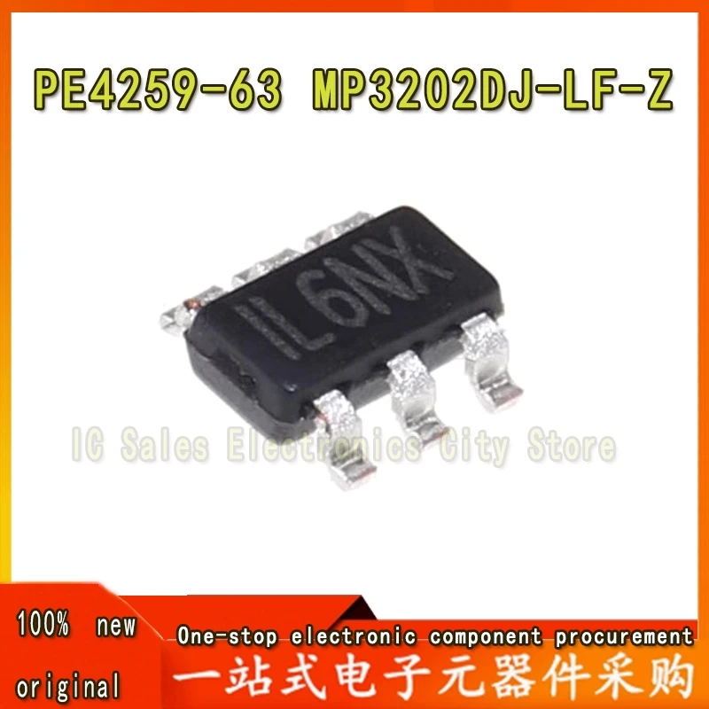 (20piece)100% New PE4259-63 PE4259 259 MP3202DJ-LF-Z MP3202DJ MP3202 IL6.. L6.. sot23-6 Chipset