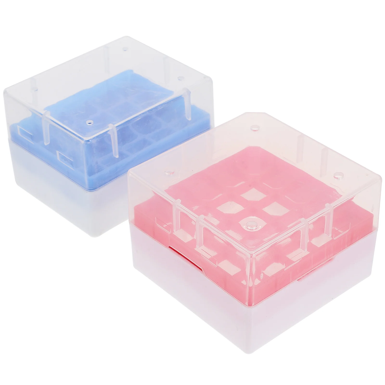 2 Pcs Tube Box Cryovial Freezer Case Holder Freezing Tubes Container Bracket