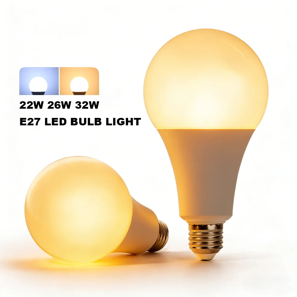 LED Light Bulb Lamp 6W 9W 12W 15W 18W 22W 26W 32W E27 Lampada LED Bulb 220V Smart IC High Brightness Lampilla Lamp Spotlight