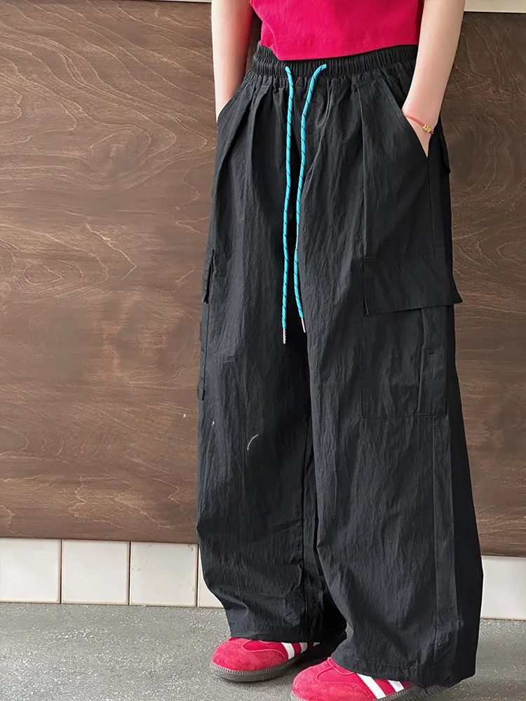 spring-new-sle-thin-workwear-pants-for-girls-kids-sports-trousers-cotton-polyester-blend-comfortable-straight-leg-pants