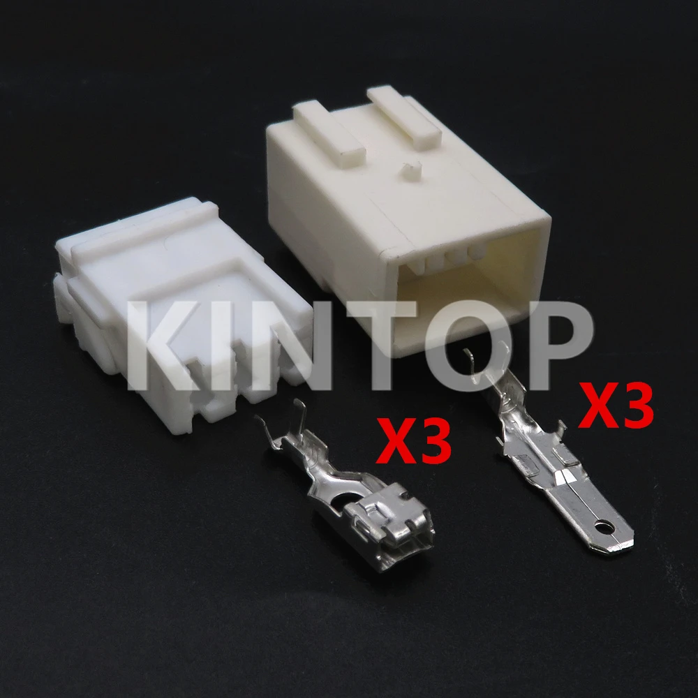 1 Set 3 Pins 9-144835-3 AC Assembly Auto Cable Socket 142681-9 Car High Current Male Female Docking Wire Connector