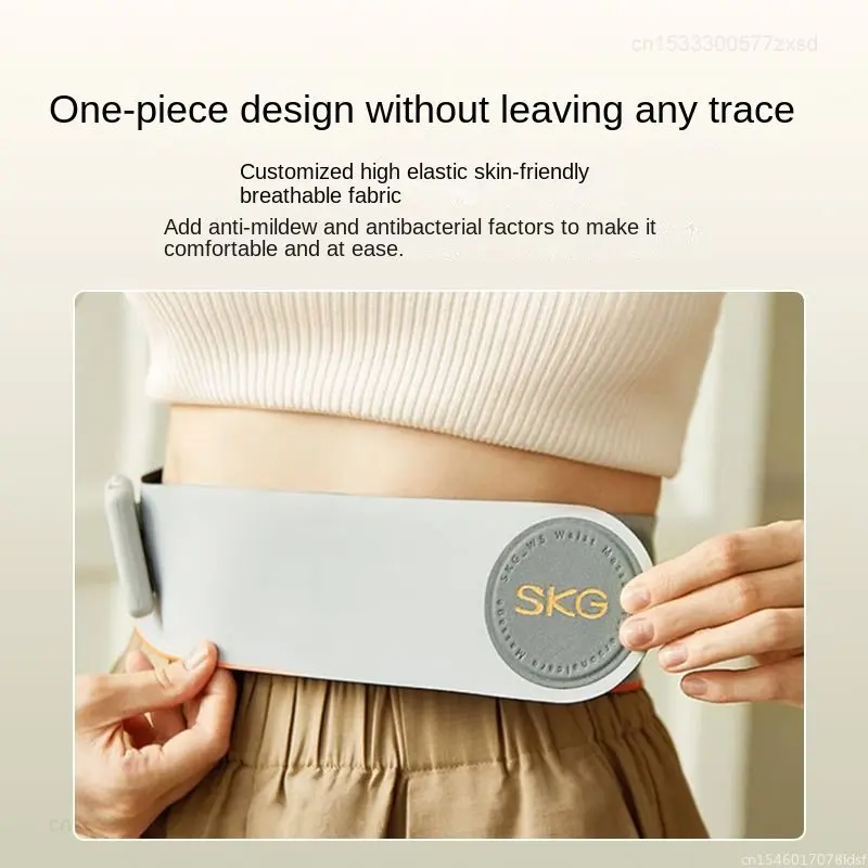 يوبين حزام تدليك W5 EMS + عشرات نبض 6 منطقة ضغط ساخن تدليك نوع-C شحن APP التحكم الذكي تدليك الخصر للمنزل