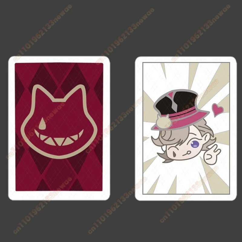 

Lyney/Lynette Magic Poker 55 Cards/Best Collection game Genshin Impact Fontaine Lyney Cosplay Props Accessories halloween gifts