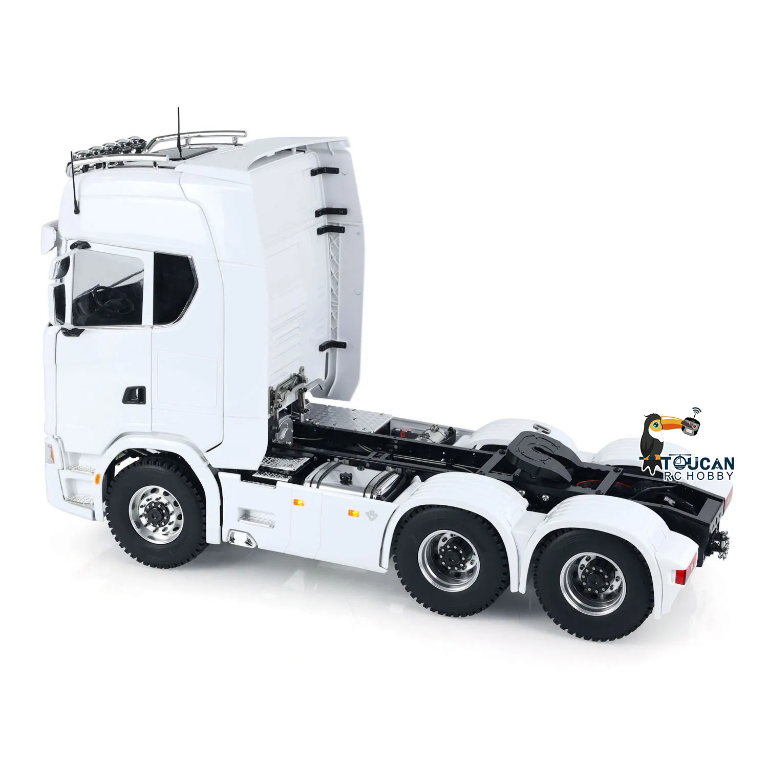 

1/14 770s металлическое шасси 6x6 RC тягач с дистанционным управлением окрашенный готовый автомобиль 2-скоростная передача света звуковые игрушки для мальчиков