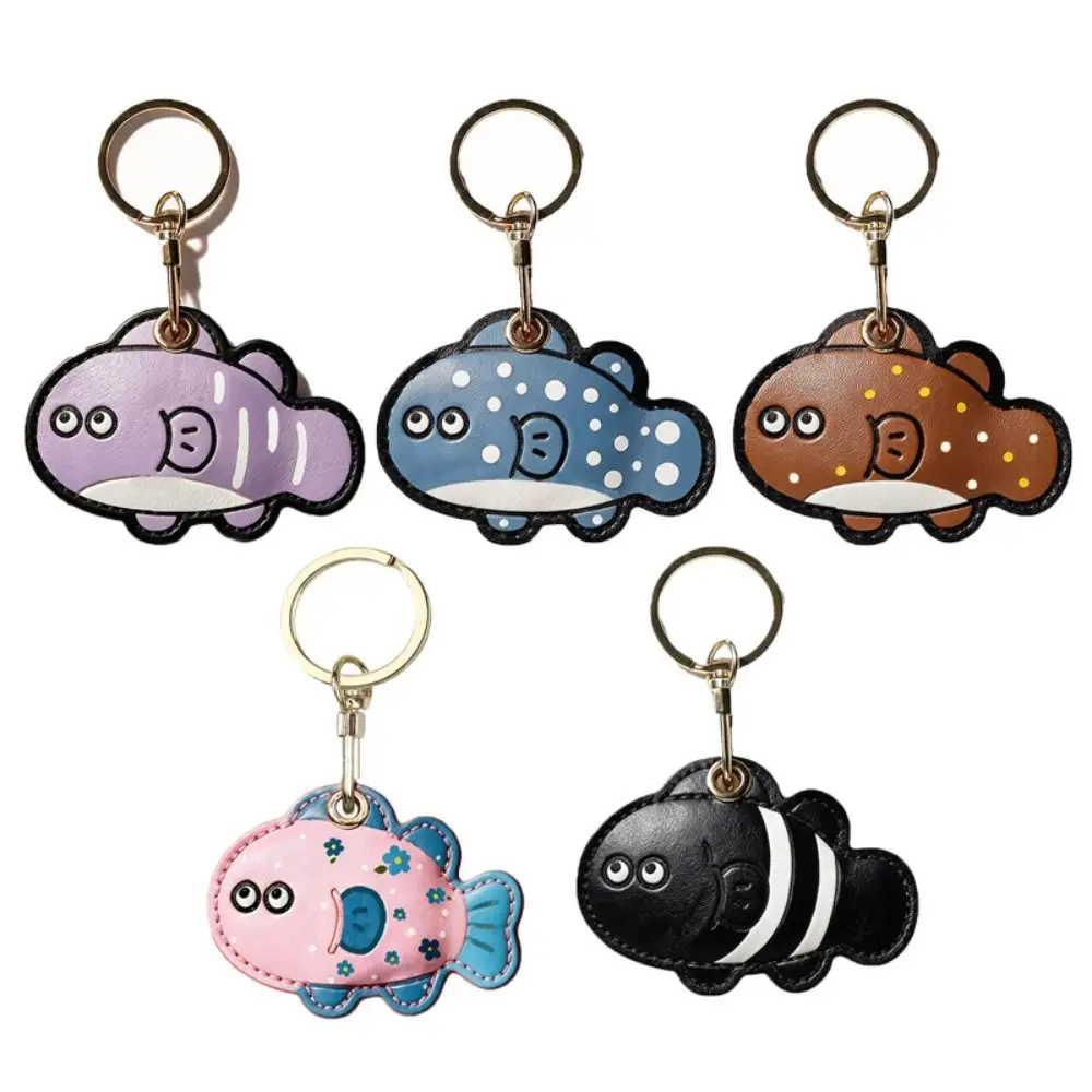 Leather Candle Leather Keychain Cartoon Candlestick Design Portable Cartoon Candlestick Keyring Hanging Ornament Candle Shaped