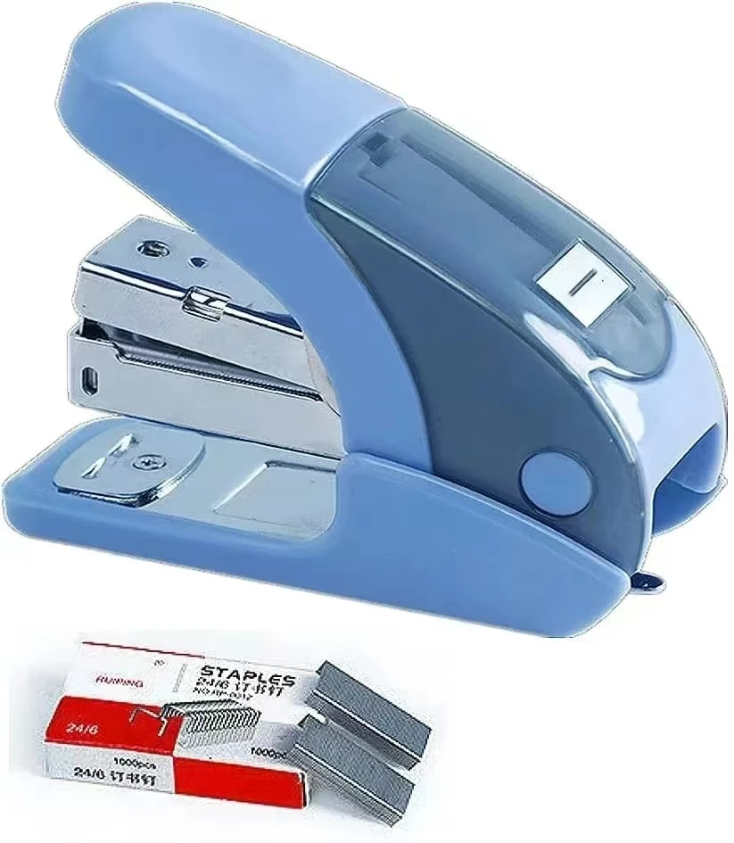 

Mini Staplers,3 In 1 Stapler With Storage Slot And Built In Staple Remover,Hand Held R With 1000 Staples,20 Sheet Capacity