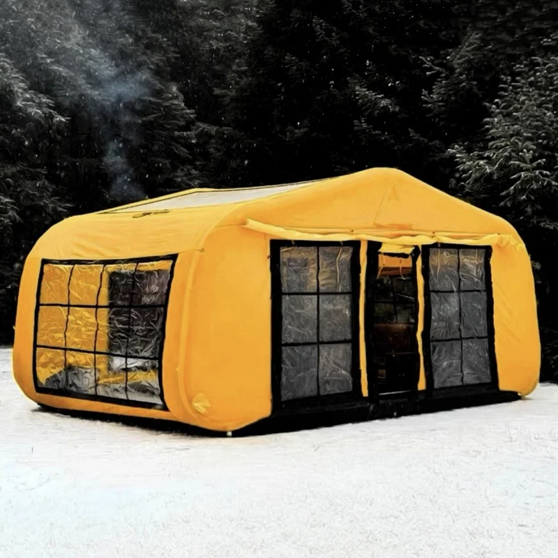 

Newest Outdoor Camping 100% Waterproof Inflatable Air Family Cabin Tent for Outdoor Winter