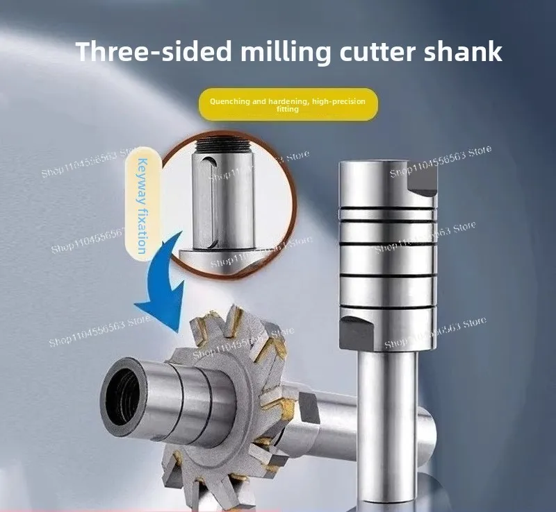 Three-Flute Milling Cutter Arbor, Extended Saw Blade Arbor & Keyway Tool Holder, Straight Shank Connecting Rod Gasket Kit