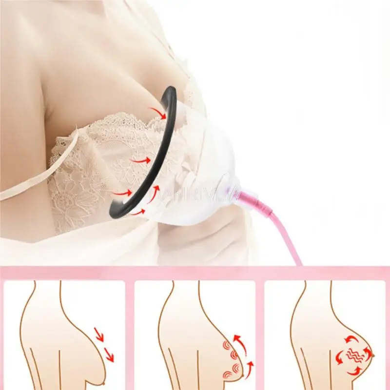 Electric Vacuum Breast Machine Enlargement Pump for Chest Massage Butt Lifting Body Shaping Beauty Device Nipple Enlarge Device