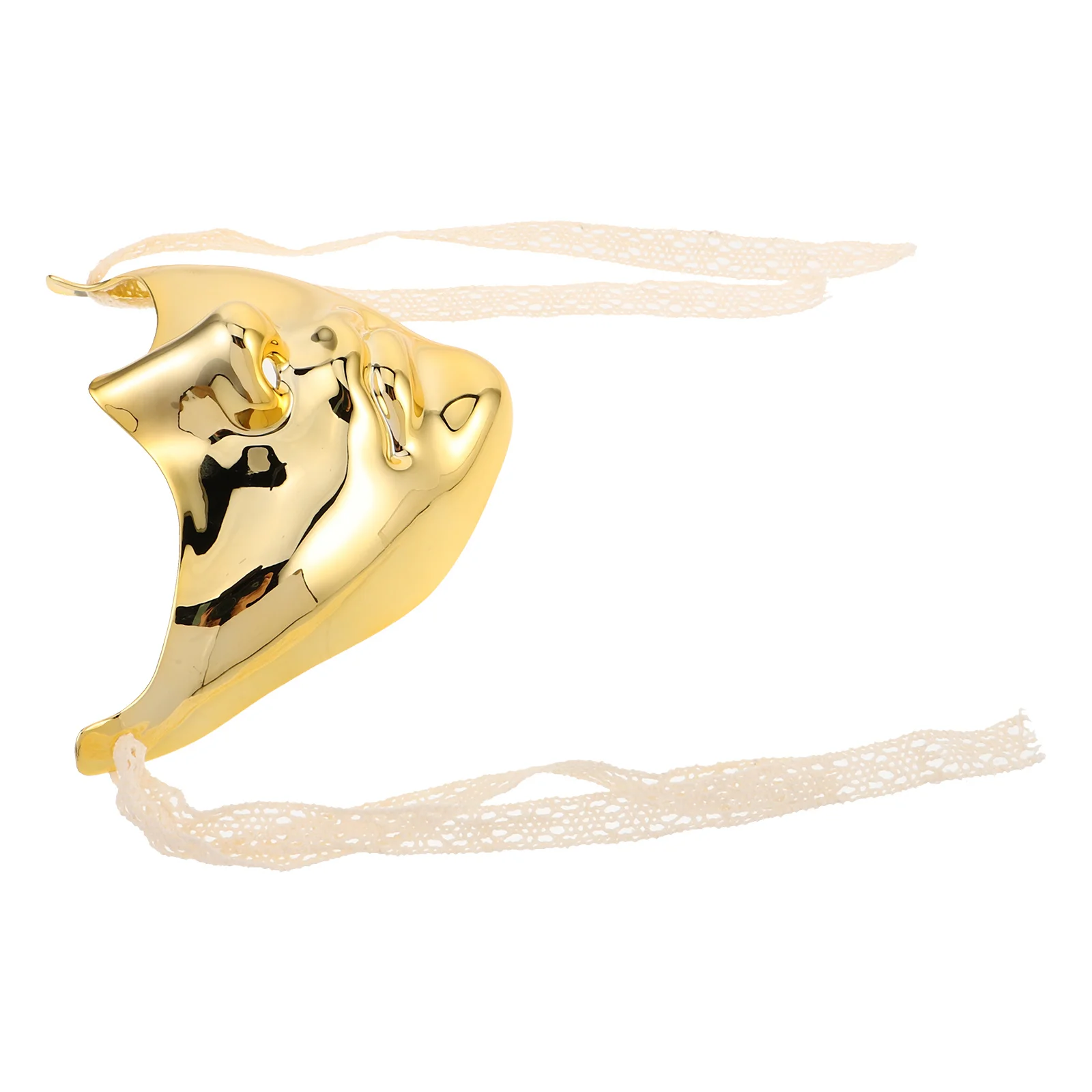 Confortável dourado steampunk meia máscara facial para mulheres homens masquerade bola festa halloween carnaval traje acessório