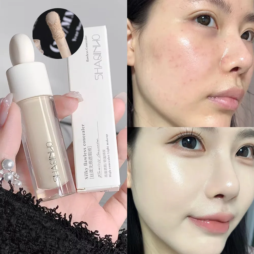 3 Colors Silky Concealer Concealer Cover Acne Marks Spots Dark Eye Circles Face Brightening Skin Whitening Concealer