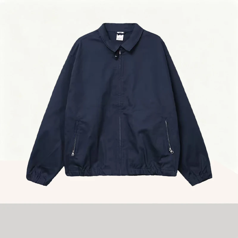Nike SB Solid-Color Minimalist Versatile Comfortable Breathable Woven Twill Skate Jacket for Men, Dark Navy FQ0407-410