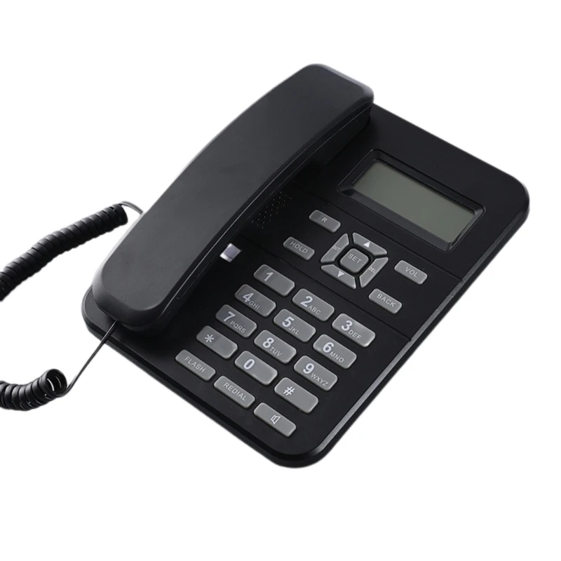 Corded Telephone Landline Telephone Big Button Landline Phones with Caller Identification for Front Desk Home Hotel