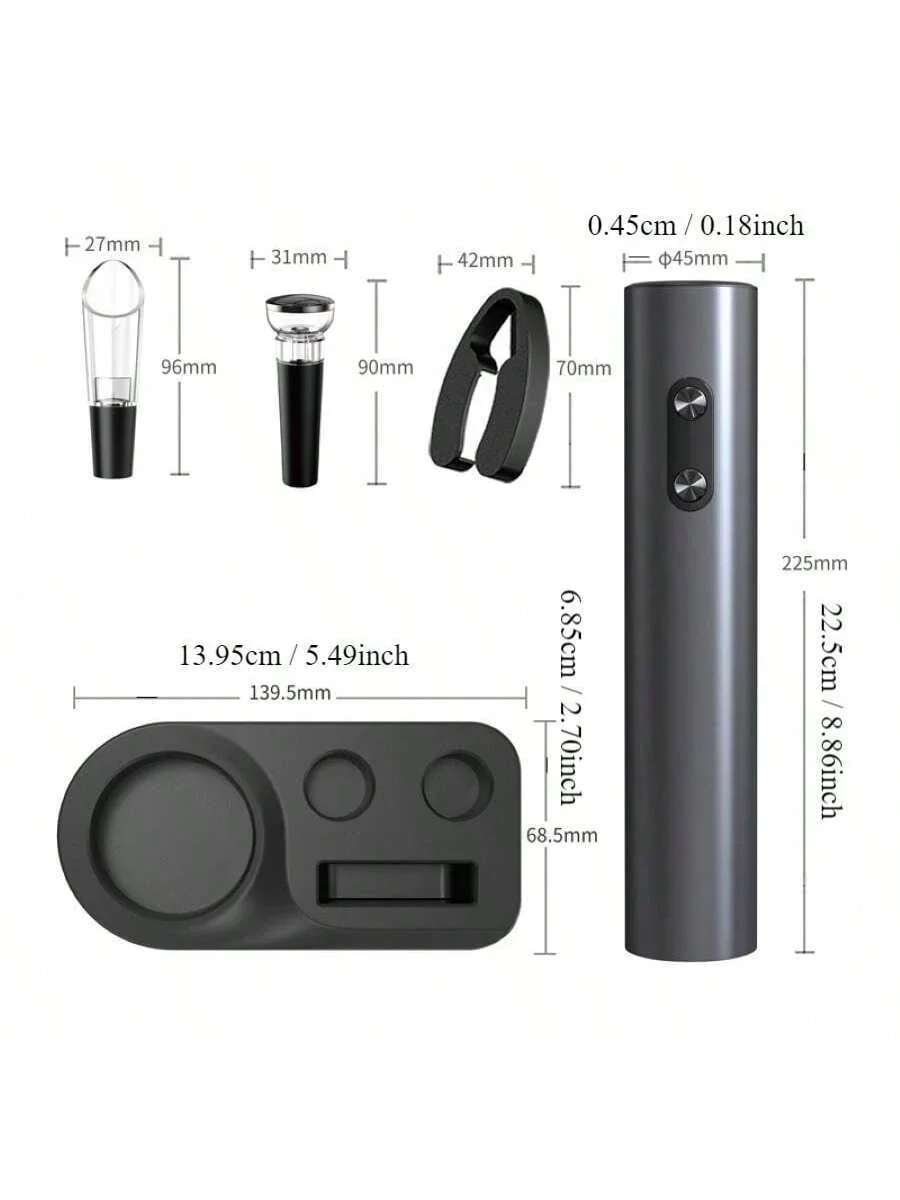 파티 및 와인 애호가에게 완벽한 병따개 - 주방 액세서리 선물, 와인 개봉용, 보관 용이, 배터리-오페라