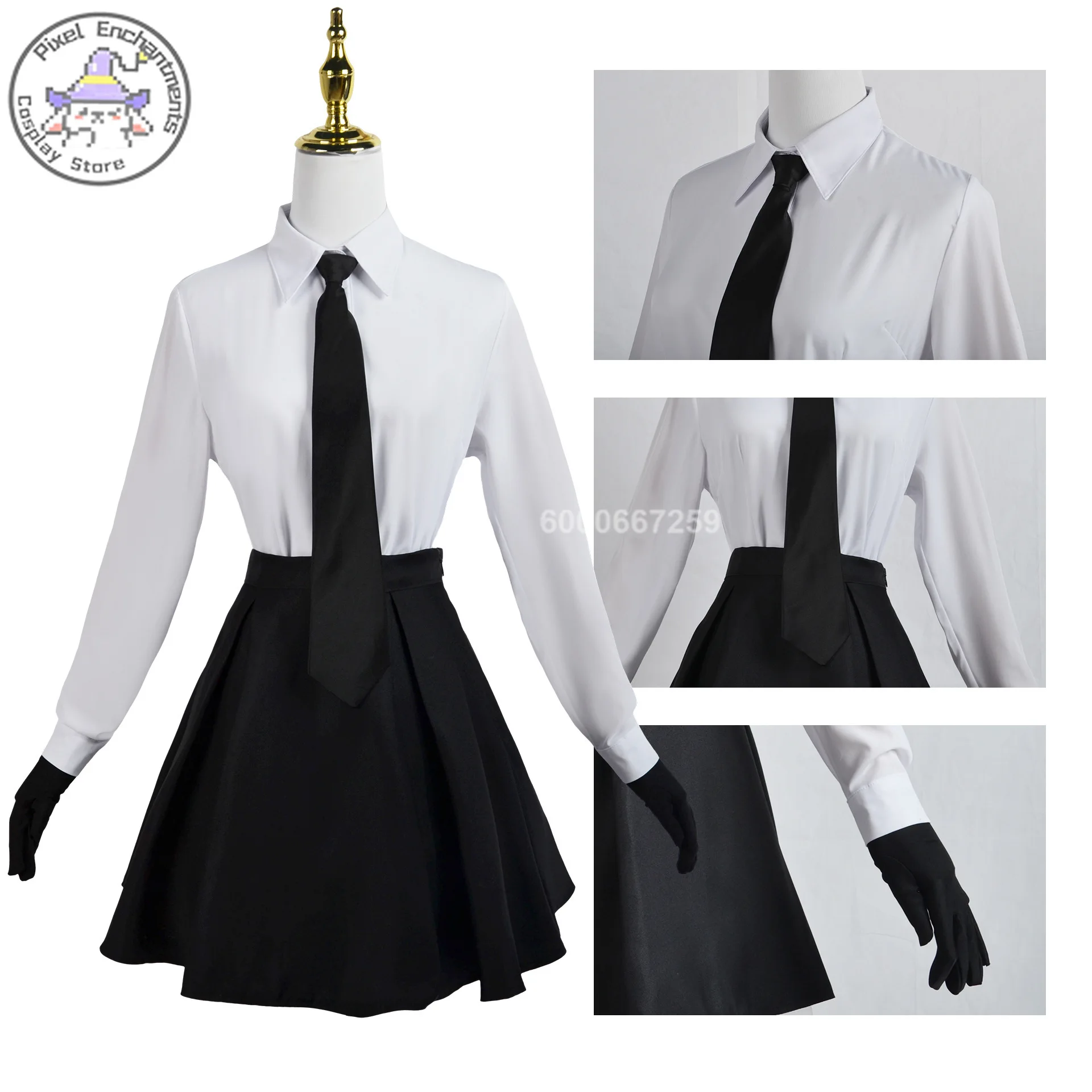 Bungo Stray Dogs Akiko Yosano Cosplay Costume Coat Shirt skirt Complete Anime Set Cos Halloween Party Carnival Costume Comic Con