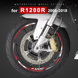 Motorcycle Wheel Sticker Waterproof Rim Strip Tape for BMW R1200R R1200 R 1200 R 1200R Accessories 17 Inch Wheel Decals