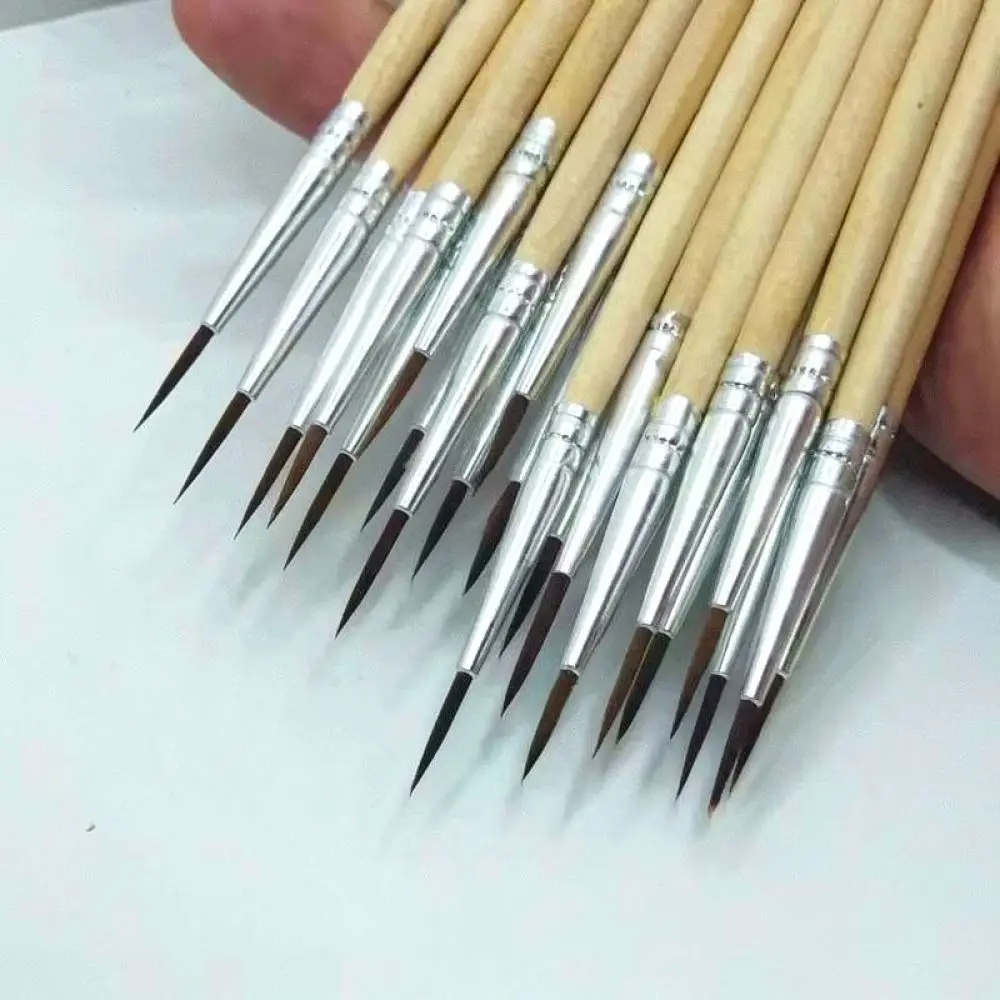 Premium Nylon Detail Paint Brush For Professional Art Painting Fine Liner Tool For Nail Art Acrylic Oil Watercolor