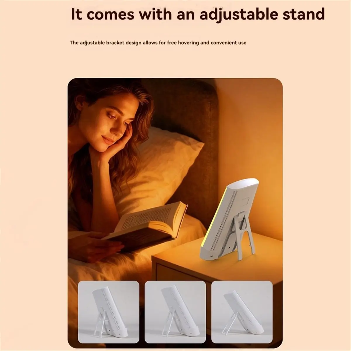 A64K Happy Sunlight Lamp Light Therapy Lamp SAD Lamp 10000LUX Stepless Brightness 3 Color Temperature Smart Timer UK PLUG