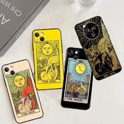 The SUN Tarot card Phone Case For iPhone 15 16 Pro Max 11 12 13 14 Pro Max 7 8 Plus X XS XR 12 13 Mini Cover