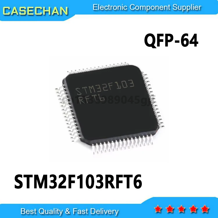 1pcs STM32F103RFT6 STM 32F103RFT6 LQFP64 Microcontroller Chip IC QFP64