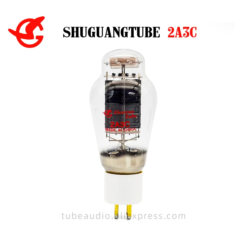 Shuguang 2A3C 2A3 Vacuum Tube Valve Replace 2A3B 2A3-T E2A3 Tube Amplifier  HIFI DIY Audio Amp   Carbonized Black Plate Genuine