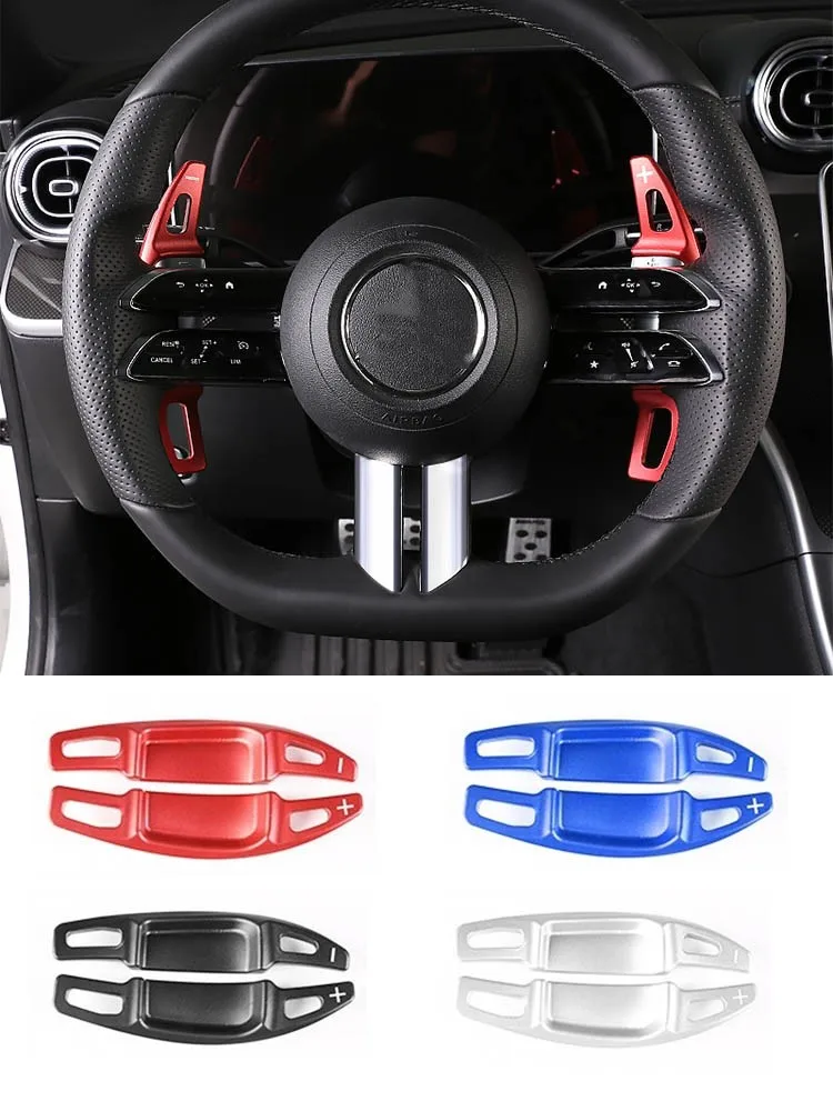 

Car Steering Wheel Shift Paddle Extension For Mercedes Benz C Class C260 C200 2021 2022 Interior Trim Acccessories