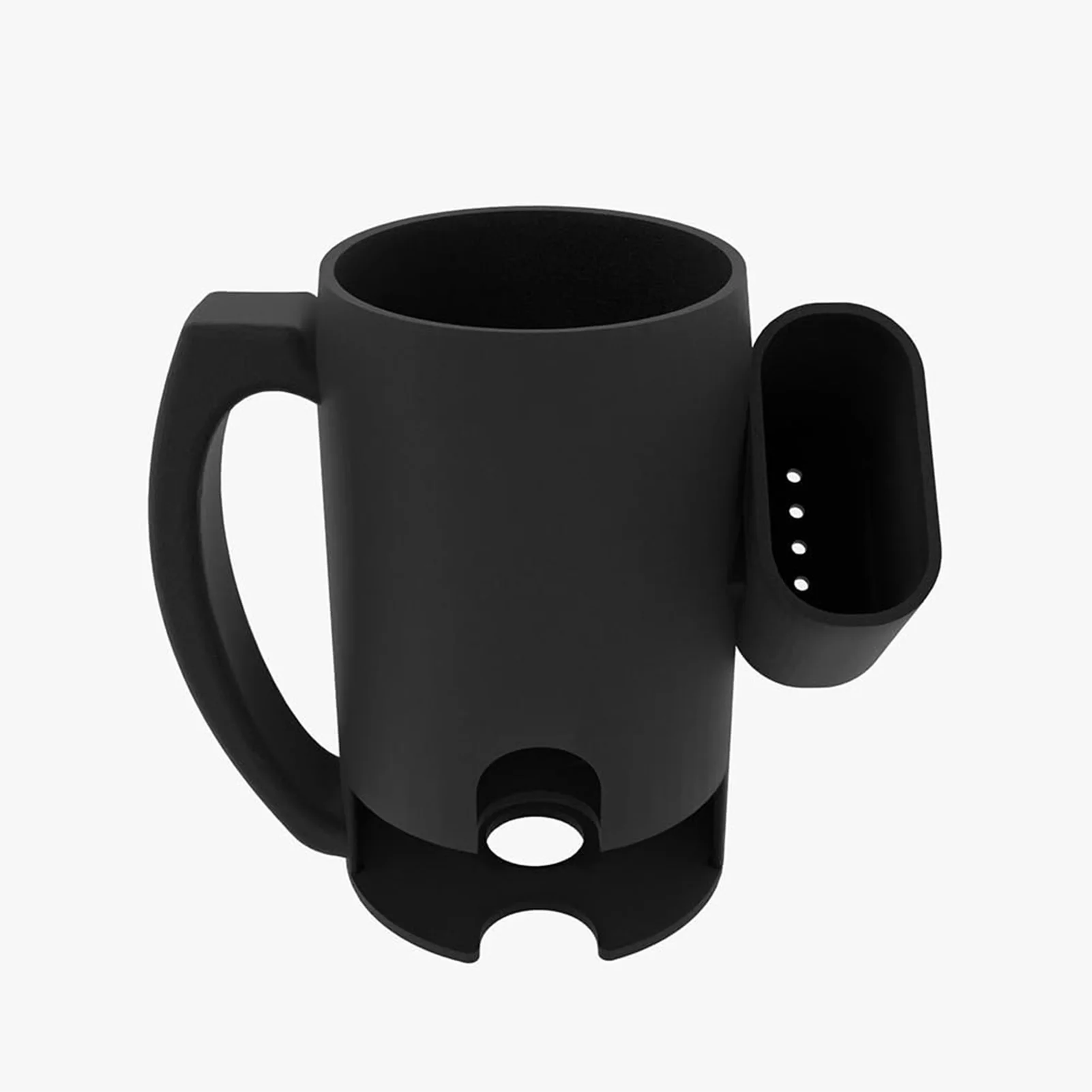 Portavasos de almacenamiento impreso en 3D, portavasos de almacenamiento con múltiples compartimentos para almacenar cerveza, cigarrillos y aperitivos