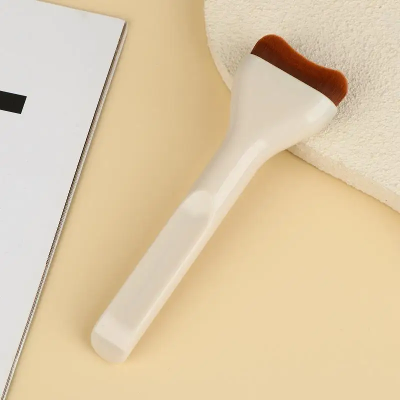 مجموعة فرش مكياج كريم الأساس مكونة من 1/2 قطعة، فرشاة قناع علوية رفيعة للغاية لمستحضرات التجميل والكريم السائل، أداة تجميل هدية مميزة #5