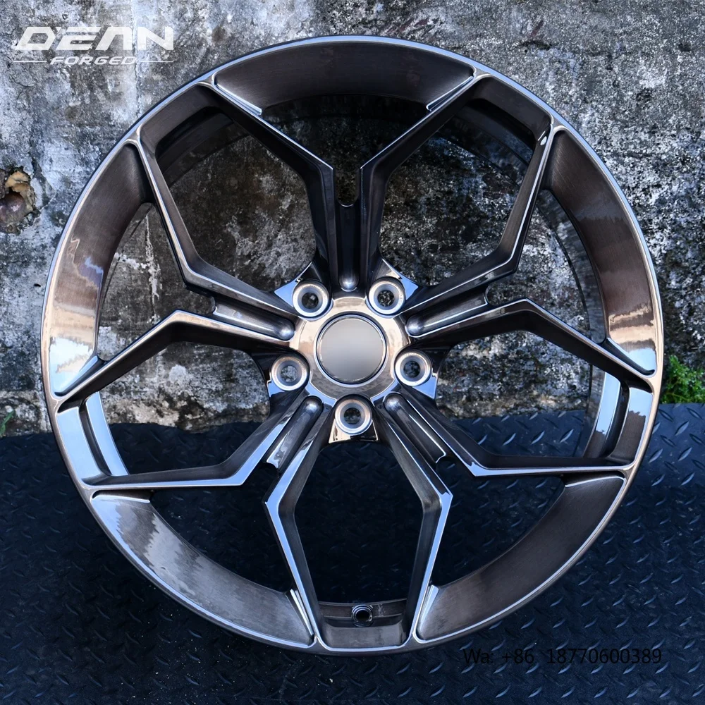 DEAN C002 Brushed-Grey Five Spoke New Design Custom Forged Wheels 16-24inch 6061-T6 Aluminum Alloy 5x120 5x112 5X114.3