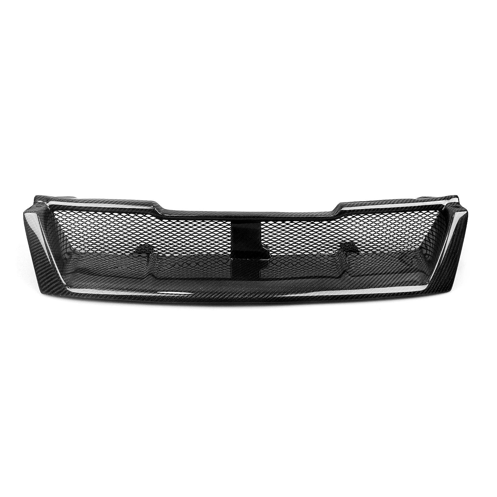 Front Grille Racing Grill For Nissan R33 GTR 1993-1998 Carbon Fiber/Fiberglass Honeycomb Style Car Upper Bumper Hood Mesh Grid