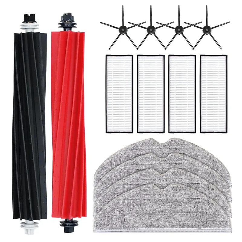 BBNV-อุปกรณ์เสริมสําหรับ Roborock S8 S8 PLUS S8 + S8 Pro Ultra หลักแปรงด้านข้าง HEPA FILTER Mop ผ้าเปลี่ยน Pad