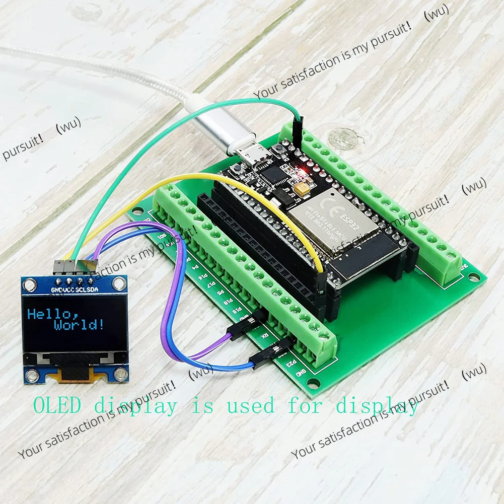 ESP32 Development Module ESP-WROOM-32 GPIO 1 Into 2 Microcontroller Development Board Dual Core CPU WiFi Bluetooth-compatible