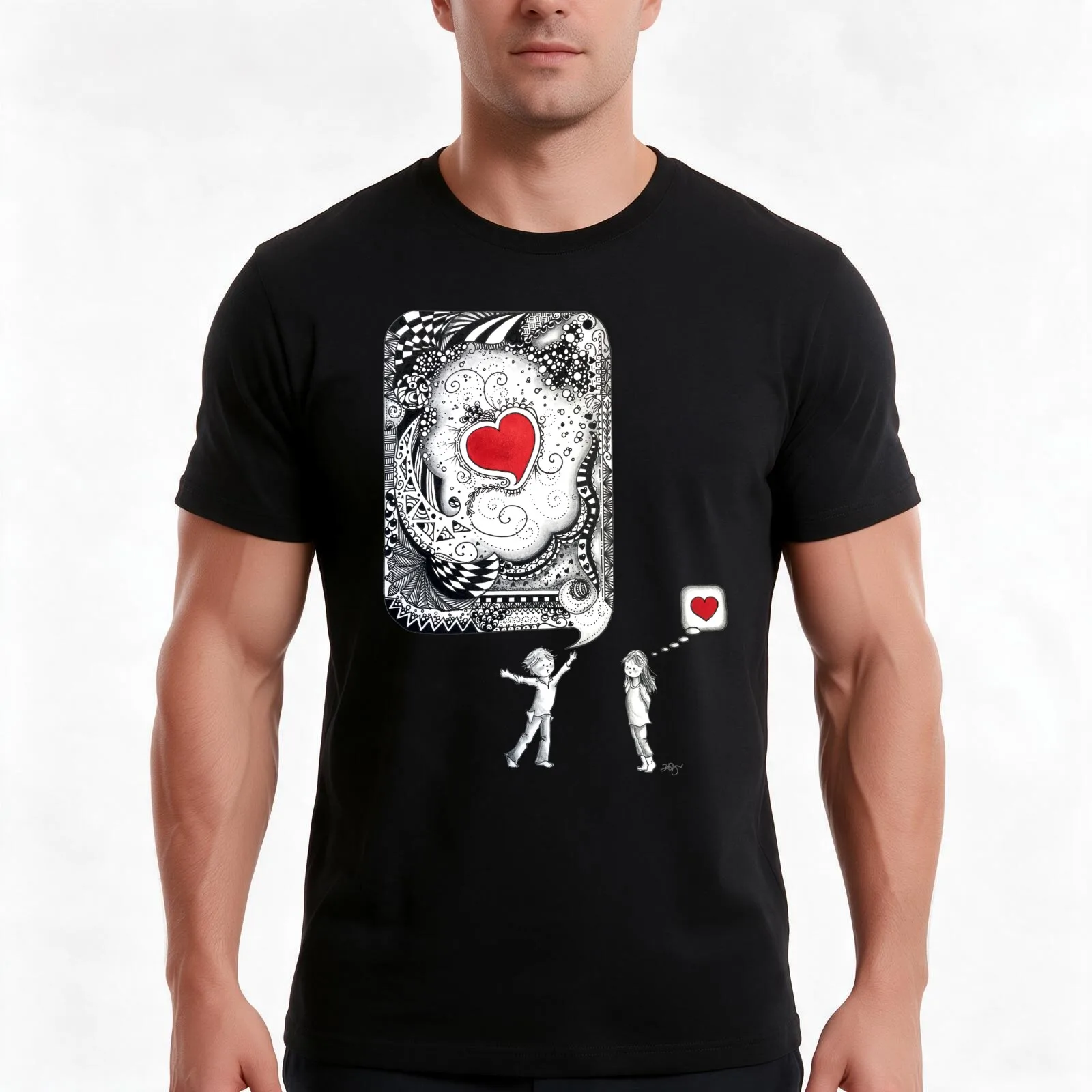 Love Speaks Louder than Words T-Shirt, Summer Casual Cotton Tee, Oversized Streetwear Tops, Vintage Graphic Print, 100% Cotton
