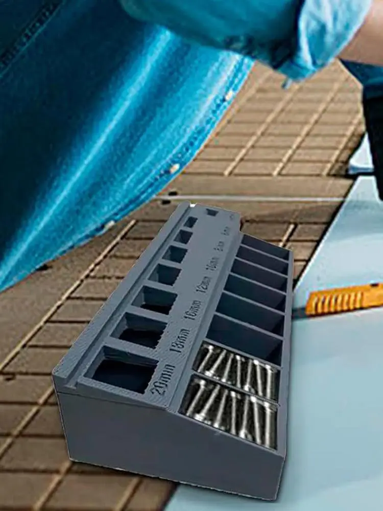 Automatyczny sorter śrub, organizer do śrub M3, skrzynka do sortowania śrub, druk 3D, ergonomiczny organizer narzędzi, pojemnik do przechowywania nakrętek, gwoździ i elementów metalowych.