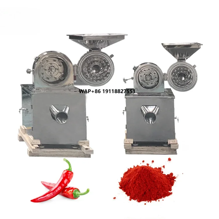

Stainless Steel Pin Mill Grinder Pulverizer Machine Tea Crusher Spice Salt Ultra Fine Powder Mill Grinding Machinery