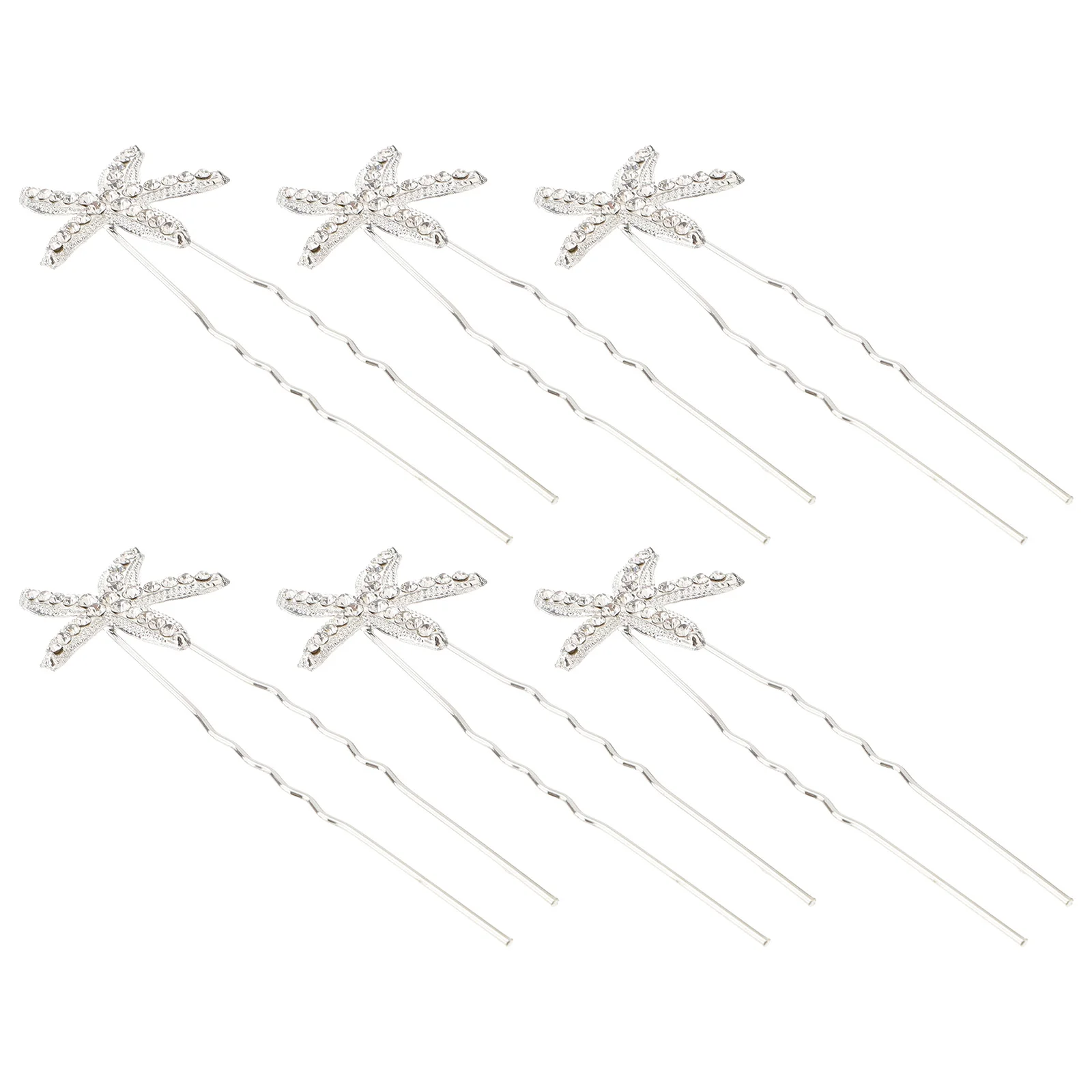 

20 Pcs U shaped Bridal Hairpin Rhinestone Accessory Wedding Diamond Headdress Lightweight Comfortable Banquet Party Daily Use