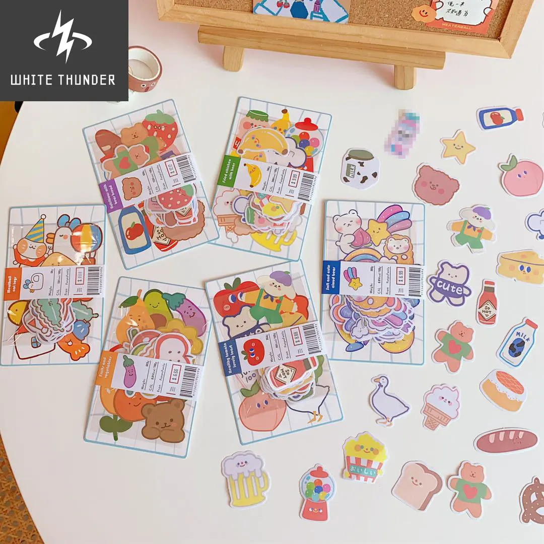 kawaii stickers  korean stickers  kuromi  bear sticker  cute stationary supplies  handmade with love  kuromi