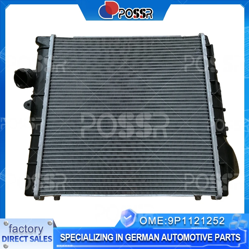 Auto engine cooling system 9P1121252 car radiator for Porsche Boxster right water tank