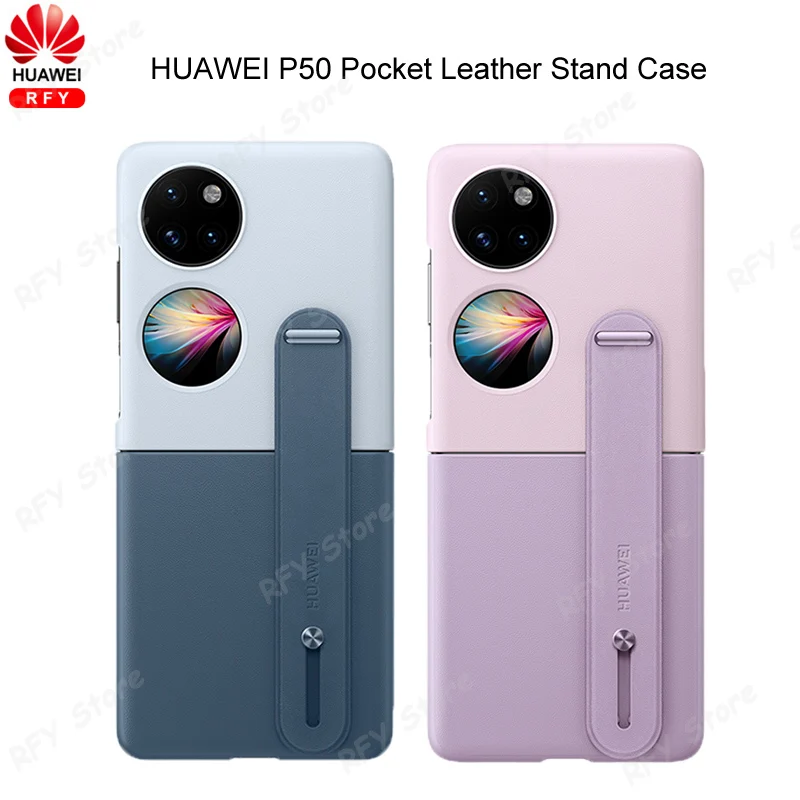 

2022 New HUAWEI P50 Pocket / Pocket S PU Leather Standing Cover Color Matching Protective Case Shell for HUAWEI P50 Pocket