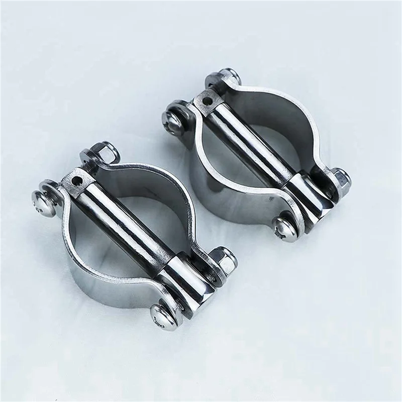 

Boat Stainless Steel Row Lock Side Mount Line Oar Lock Socket Marine Yacht (4 Pack)