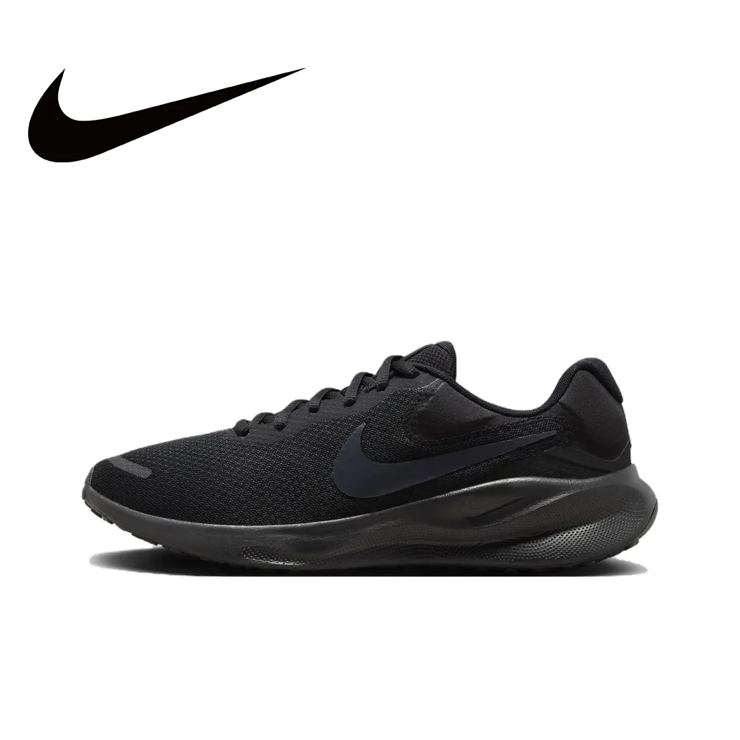 Nike Revolution 7 Lage Hardloopschoenen Voor Unsex Casual Hardloopschoenen Witte Antislip