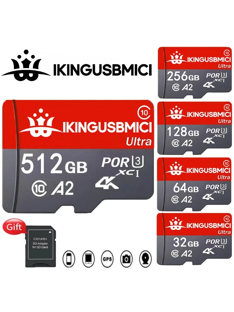 Karta pamięci EVO Plus Micro SD TF Micro SD/TF 256GB 128GB 64GB Flash Micro Card 512GB Pamięć 128gb MicroSD do telefonu — zdjęcie produktu 7