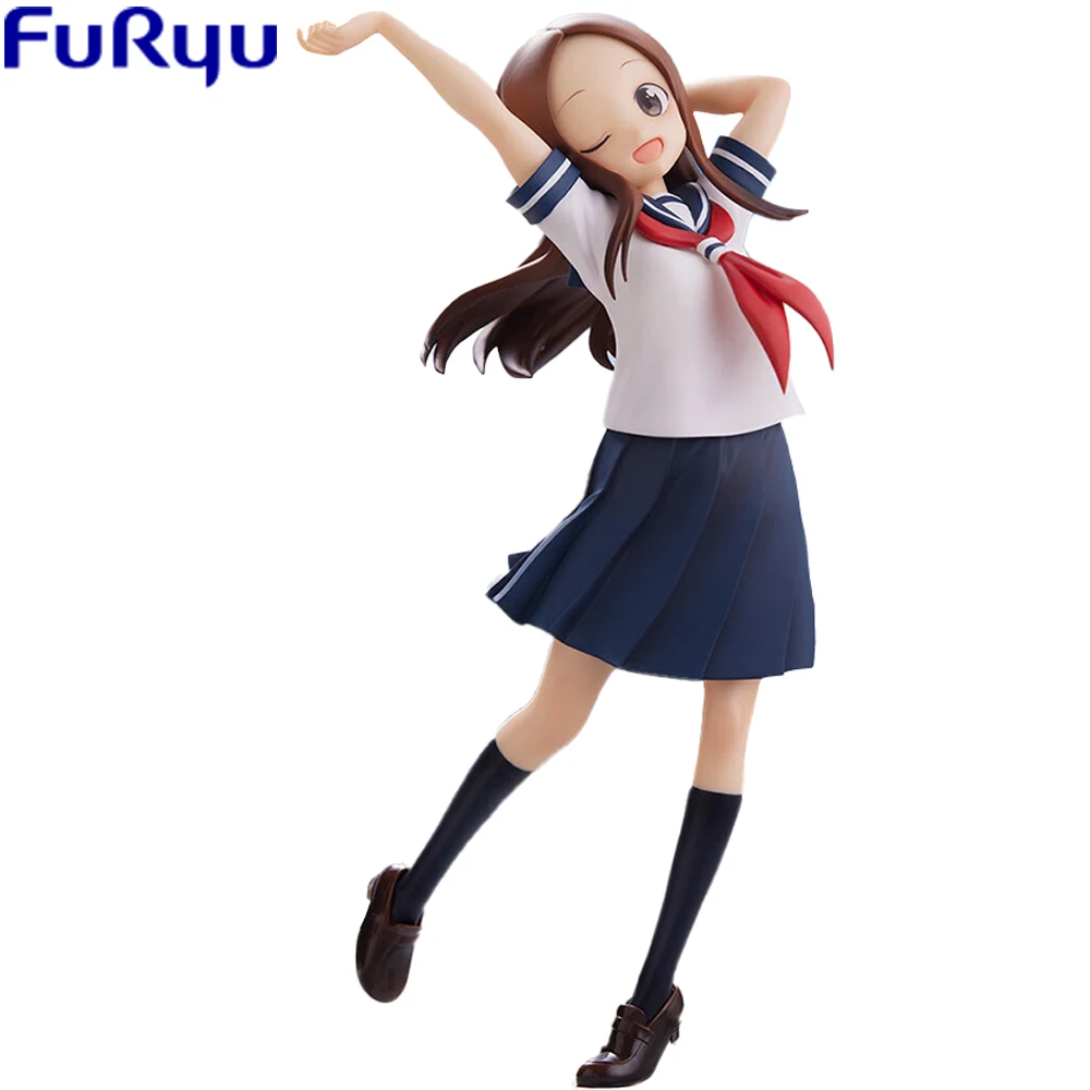 

In Stock FuRyu Tenitol Teasing Master Takagi-san Takagi-san JK Bishoujo Anime Figure Collectible Model Toy Gift