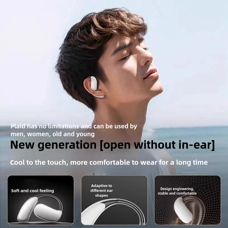 Kinglucky SKY5 Earphone Bluetooth 5.4 True Wireless Earbuds Low Latency Headphones Superb Bass HiFi Sport Headset With Mic