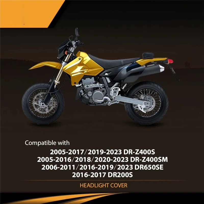 

Мотоцикл для Suzuki DR-Z400S DRZ400SM DR200S DR650SE 51811-29F50-30H крышка фары-ABQA