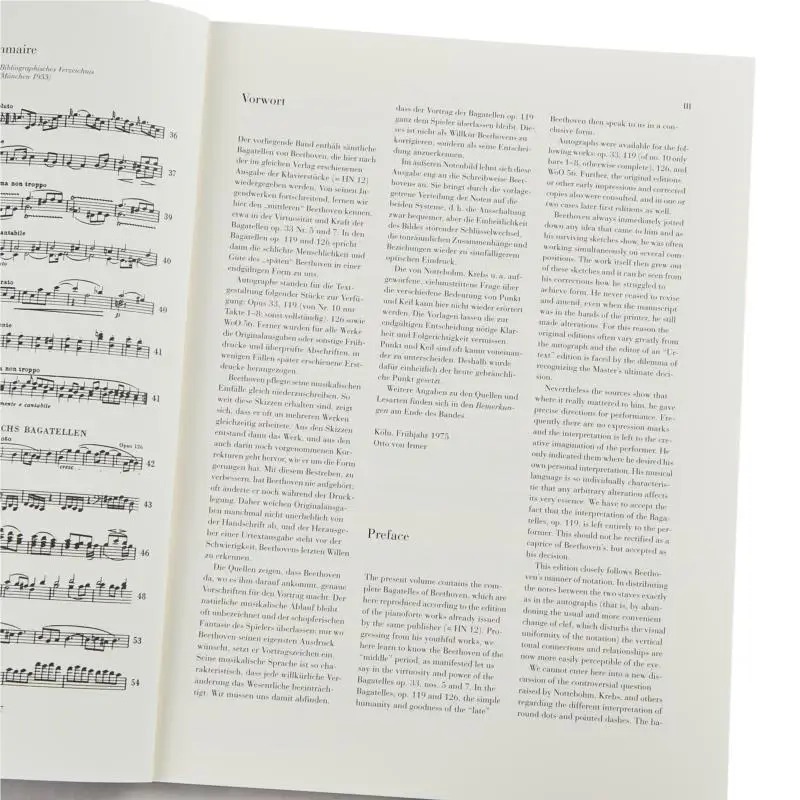 HN158 Beethoven Bagatelles completas Irmer Otto Von G Henle Verlag 9790201801582 Libro