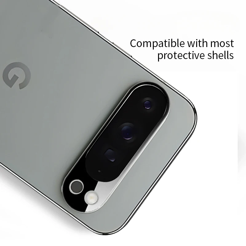 Für Google Pixel 9 Pro XL Objektiv abdeckung Schutz glas für Google Pixel9 9pro xl 9Proxl schwarz Aluminium Rückfahr kamera Objektivs chutz